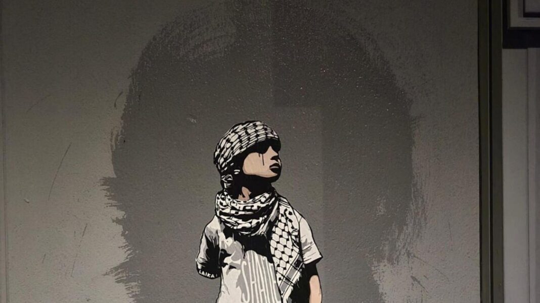 Nuova opera di Laika per il Giornata mondiale del bambino: ‘Vergognatevi’ – Arte