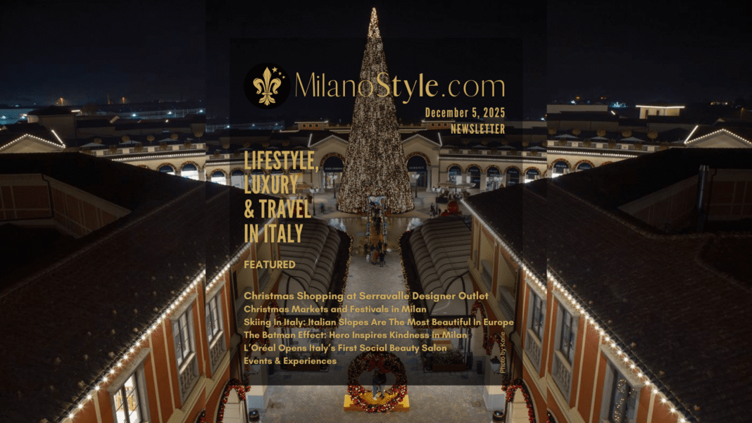 Newsletter MilanoStyle 5 dicembre 2025