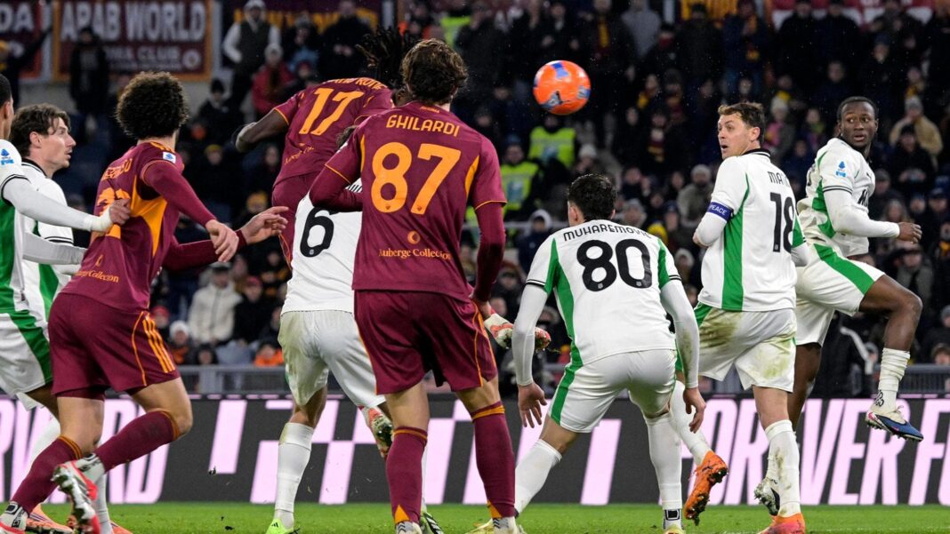 Roma-Sassuolo 2-0, Koné e Soulé lanciano i giallorossi