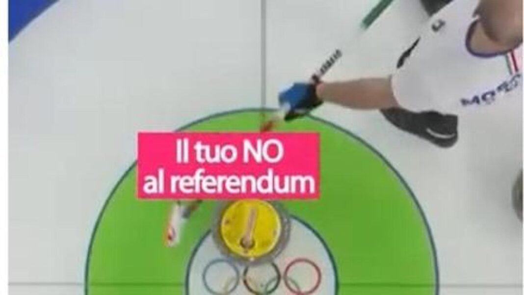 Referendum, video Pd per il no mostra l’Italia del curling. Coni indignato. Mosaner: rimuovetelo