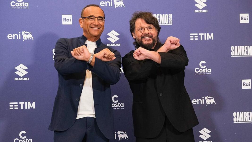 Sanremo 2026, le news della conferenza stampa: scaletta e ascolti