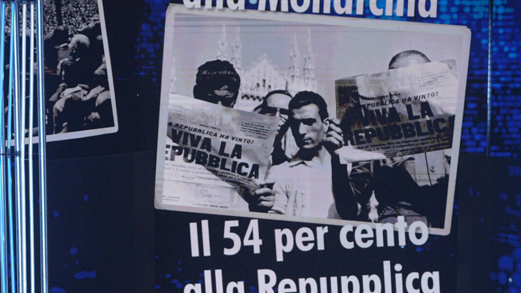 Errore nella grafica all’Ariston, la ‘Repubblica’ diventa ‘Repupplica’ – Sanremo 2026