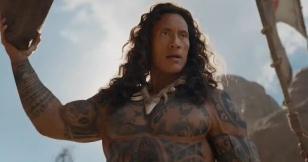 Oceania, Dwayne Johnson e Maui nell’epico trailer ufficiale del film live-action
