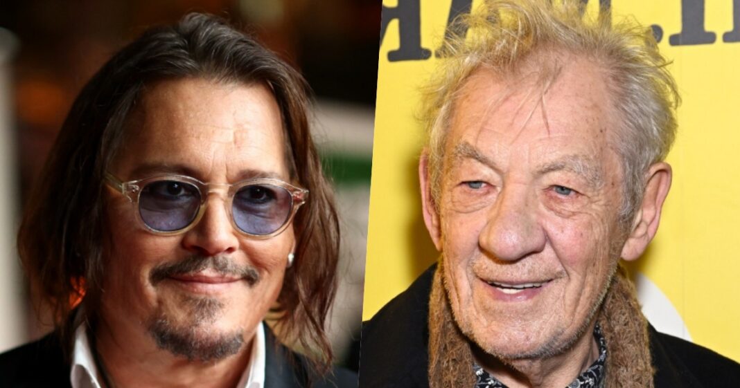 Johnny Depp ha “conquistato” anche Ian McKellen sul set di Ebenezer