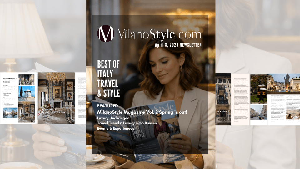 Newsletter MilanoStyle 8 aprile 2026