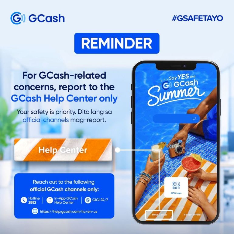 GCash rafforza il supporto agli utenti attraverso canali di assistenza ufficiali e funzionalità di sicurezza