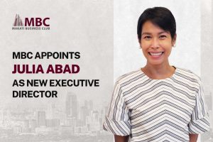 Il Makati Business Club nomina il primo direttore esecutivo donna a Julia Abad