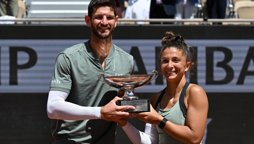 Errani e Vavassori si confermano: bis nel doppio misto al Roland Garros