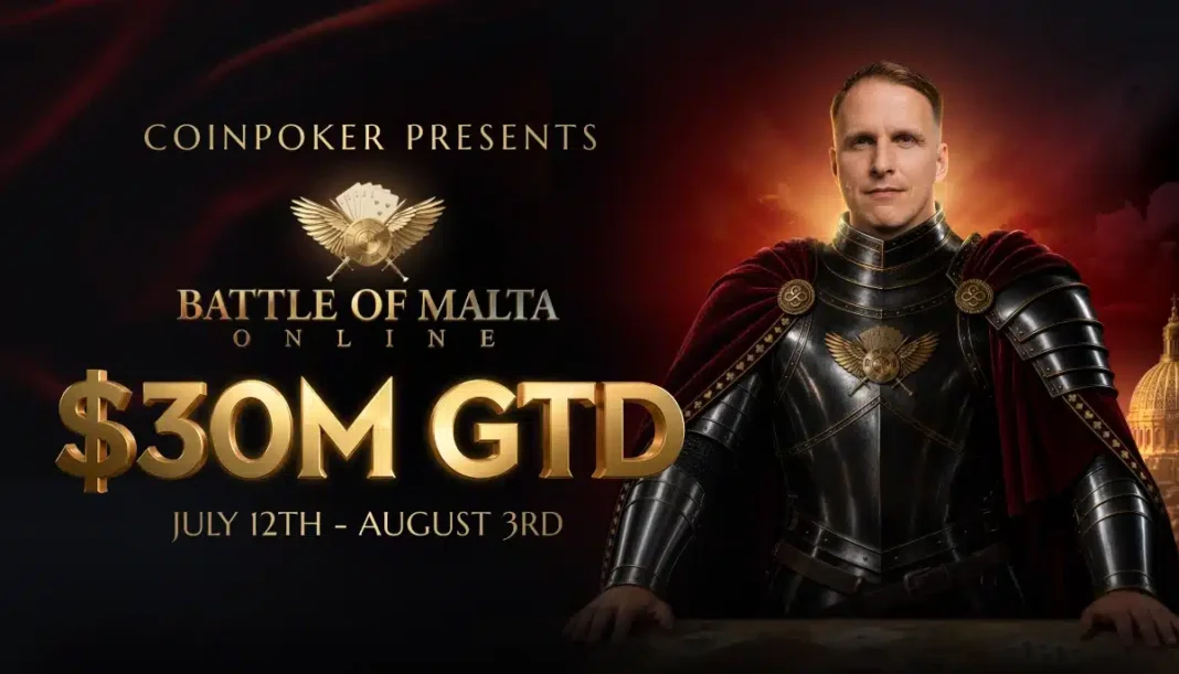 CoinPoker abbandona il programma completo della Battaglia di Malta online