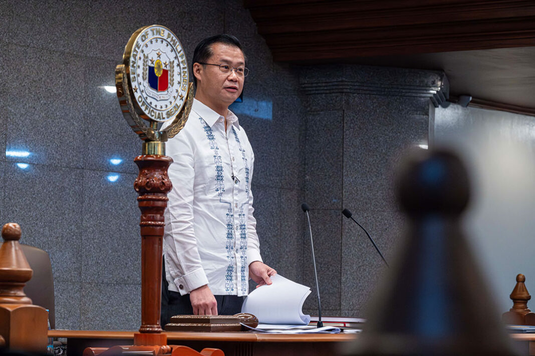 I senatori rompono l’impasse ed eleggono Gatchalian come capo ad interim del Senato