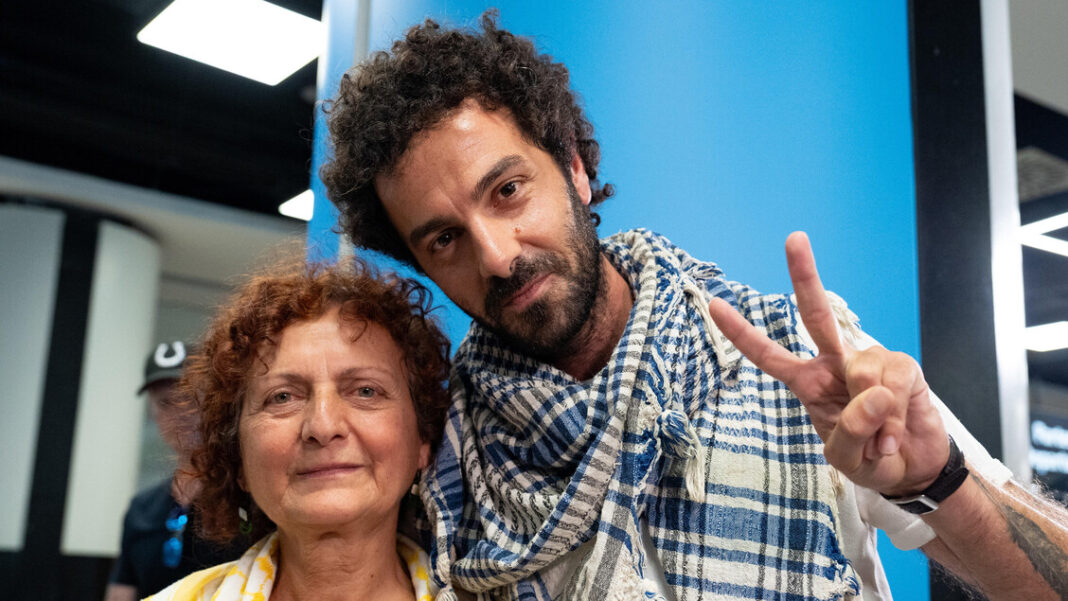 Flottiglia, arrivati in Italia gli attivisti Domenico Centrone e Leonarda Alberizia – Notizie