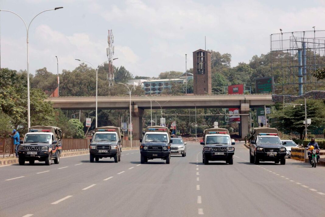 Le imprese vengono colpite dai blocchi della polizia che bloccano Nairobi